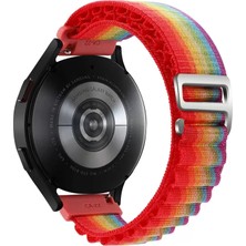 Bezos Watch 20MM Uyumlu KR410 Kumaş Kordon - Gökkuşağı 1