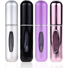 Orevio 4 Adet 5 ml Mini Doldurulabilir Parfüm Atomizeri, Seyahat Için