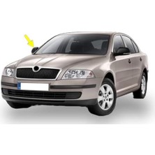 Orevio Siyah Sağ Dış Dikiz Aynası Kapağı 1Z0857538 Skoda Octavia A5 ile Uyumlu 2005-2008
