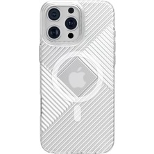 Bezos Joko Apple iPhone 16 Pro Max Uyumlu Stella Pc Sert Magsafe Kılıf - Şeffaf