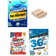 Ünlüler Karması 6.sınıf Fen Sempatik Soru Bankası-Fen Kazanım Denemesi+Telefon Tutucu+Maarif Defteri