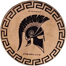 Orevio Sı Vıs Pacem Parabellum Deri Arma Patch