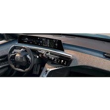 Orevio Panoramik I-Cockpit Multimedya ve Klima Ekranı 9h Nano Ekran Koruyucu, Peugeot 3008 ile Uyumlu