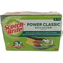 Orevio Power Classic 2'li Sünger, Tırnak Koruyuculu, 2 Paket