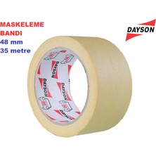Dayson Maskeleme Bandı Sarı 80° 48MM*35MT