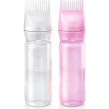 Orevio 2 Adet Taraklı Saç Boyama Aplikatör Şişesi, 120 ml