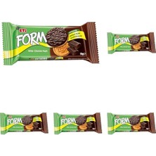 Orevio Form Çikolata Kaplı Lifli Bisküvi 50 G 5'li Paket