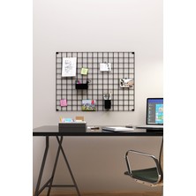 Roomie Home 60X80 Full Aksesuarlı Metal Pano Tel Pano Metal Fotoğraf Askısı