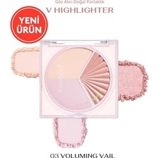 Orevio Inci Işıltıları Içeren Aydınlatıcı Paleti V Highlighter Ad (003 Voluming Veil)