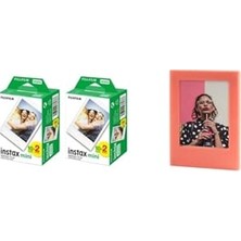 Orevio 2'li Mini Film ve Mıknatıslı Fotoğraf Çerçevesi, 40 Poz, Instax Mini 8-9-10-11 Link Liplay Evo Uyumlu