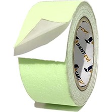 Orevio Bant Evi Fosforlu Merdiven Kaydırmaz Bant 5metre Yeşil Fotolümenli Zemin Kaydırmaz Bant 50 mm Fosforlu Merdiven Kaymaz (5 Metre)