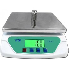 Pileli Store TS-500 Dijital Terazi - LCD Ekran, Dara Alma, Sayım Fonksiyonlu, Yüksek Hassasiyetli Tartım Cihazı
