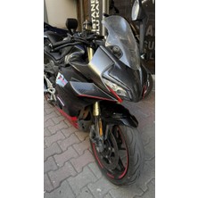 İstanbul Karbon Store Cfmoto 450SR Ön Kafa Far Üstü Karbon Desen Kapak