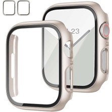 Orevio Apple Watch 40 mm 4-5-6 Se Seri Uyumlu Starlight 360 Derece Koruma ve Temperli Cam Ekran Koruyucu