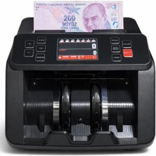 Orevio Sesli Karışık Para Sayma Makinesi Model 80, Tl ve Euro Karışık Sayım, Dolar Adet Sayım Müşteri Ekranı Dahil