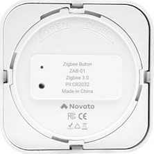 Orevio Zigbee Tekli Senaryo Düğmesi (Tuya, ZIGBEE2MQTT Uyumlu - Pil Hariç), Smart Life