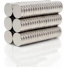 Orevio 20 Adet 12X3 mm Yuvarlak Güçlü Neodyum Mıknatıs (Çap 12 mm Kalınlık 3 Mm)