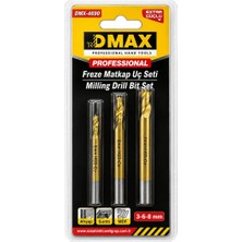 Dmax Freze Matkap Uç Seti 3 Parça