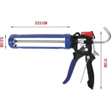 Orevio WP224001 230 mm Ağır Hizmet Tipi Metal Silikon/mastik Tabancası