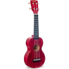 Orevio ML1CR Island Series Soprano Ukulele, Cherry Red