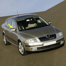 Orevio Sağ Dış Dikiz Aynası Kapağı 1Z0857538A Skoda Octavia 2 A5 ile Uyumlu 2005-2008