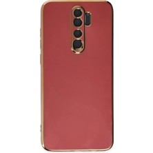 Xiaomi Redmi Note 8 Pro Kılıf Volet Silikon - Kırmızı