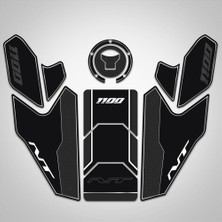 NT1100 Tank Pad Depo Pad Yan Pad Set Siyah Karbon
