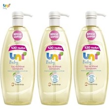 Orevio Şampuan, Boyasız, Pompalı, Bebekler Için, 3'lü Set, 900 ml