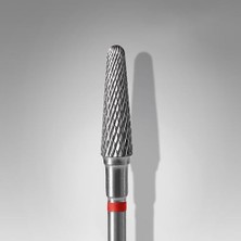 Orevio Kırmızı Frustum FT70R040/13 Çelik Manikür Törpü Ucu