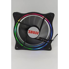 Orevio ZB-300 3 Renk Hareketli Rainbow Rgb Kasa Mining Fanı, 12 Cm, 0.3A