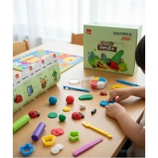 Orevio Miniso Lisanslı Açık Kil, Eğitici Figür Şekillendirme, 2017096410109, Serisi Muhteşem Böcek, Seti 15,5 cm