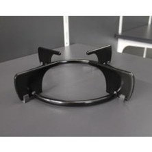 Orevio 1 Ad Bosch Vestel Uyumlu Emayeli Cam Ocak Izgarası (Çember Çapı 16,5 - Bacaktan Bacağa 21 Cm) Siyah