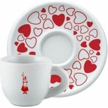 Bialetti Cappuccino Bardağı Kalpli