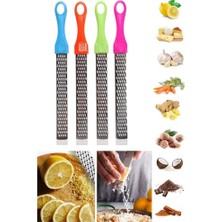 Orevio 1 Adet Renkli Saplı Uzun Limon, Peynir ve Sarımsak Rendesi