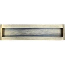 Orevio System 2165 Antik Rengi Gömme Kulp 320 mm Renksiz Tek Ebat SSY2165 0320 Abm-Abm