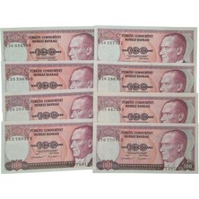 7. Emisyon 8 Adet Çil 100 Lira