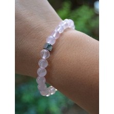 Pembe Kuvars Bileklik - Pembe - Stoneage
