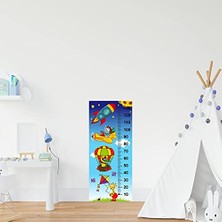 Orevio Gökyüzü Temalı Çocuk ve Bebek Odası Boy Ölçer Sticker