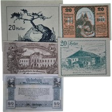 1920-21 Yılları Çil 20 Heller 5 Adet