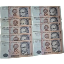 1987 Yılı 10 Adet 100 Peru Ççt