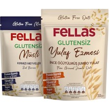 Orevio Glutensiz Kahvaltı Ikilisi: Yulaf Ezmesi & Müsli (300G+270G)