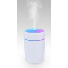 Azesur Mini 300 ml LED Işıklı Aroma Terapi Hava Nemlendirici Buhar Makinesi ve Difüzör (H2O Humidifier)