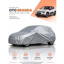 E-BİZ E-Biz Citroen C3 B618 (2020-2024) Hatchback Uyumlu Araba Brandası Oto Branda Araba Örtüsü Araç Çadırı