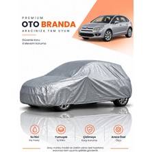 E-BİZ E-Biz Citroen C4 (2010-2022) Hatchback Uyumlu Araba Brandası Oto Branda Araba Örtüsü Araç Çadırı