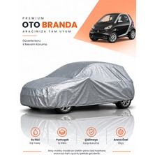 E-BİZ E-Biz Smart Fortwo (2014-2024) Hatchback Uyumlu Araba Brandası Oto Branda Araba Örtüsü Araç Çadırı