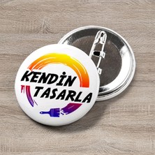 Kişiye Özel Tasarlanabilir ,44MM Iğneli Rozet
