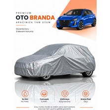 E-BİZ E-Biz Peugeot 208 2 Makyajlı (2023-2026) Hatchback Uyumlu Araba Brandası Oto Branda Araba Örtüsü
