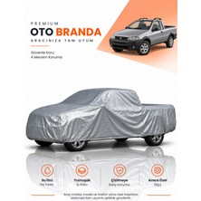 E-BİZ E-Biz Fiat Strada (2004-2012) Pıckup Uyumlu Araba Brandası Oto Branda Araba Örtüsü Araç Çadırı