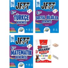 Ünlüler Karması 6.sınıf Türkçe Sosyal Matematik 16 Lı Branş Denemesi+Maarif Defteri+Telefon Tutucu
