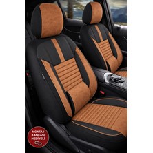 MKG Otomotiv Hyundai I30 Phantom Taba Tay Tüyü Oto Koltuk Kılıfı Tam Set -Ortopedik-Kolay Montaj-Terletmez 2011-2018
